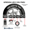 Pneu 165/45r16 - Imagem 2