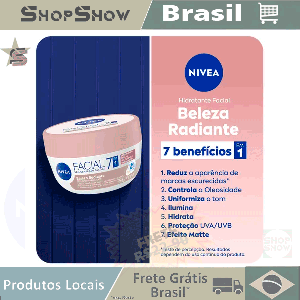 Hidratante Facial 7 Em 1 Beleza Radiante 100g - Imagem 2