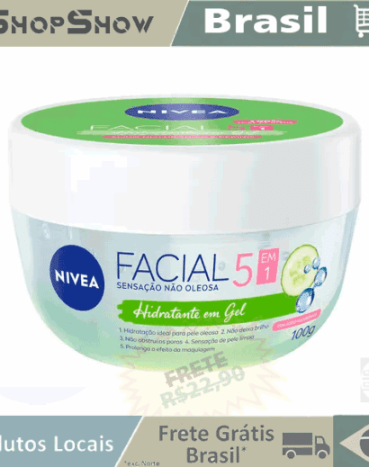 NIVEA  Ácido Hialurônico E Pepino 5 Em 1 100g
