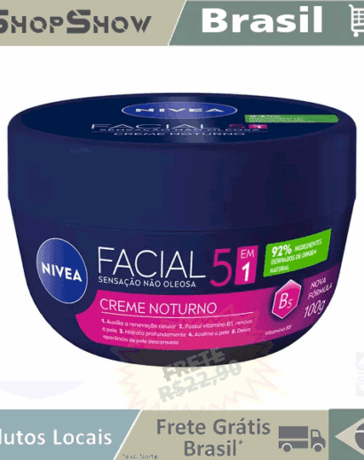 NIVEA Creme Facial Noturno 100g